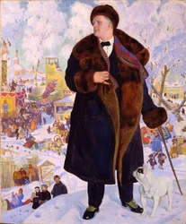 Porträt von Fyodor Chaliapin